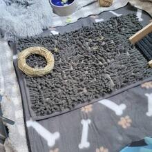 Soft Coral Fleece Pet Carpet/Mat - Highly Absorbent, Suitable For Rabbit Cages, Provides Comfortable Sleeping Environment For Small Animals - Multicolor - View 4