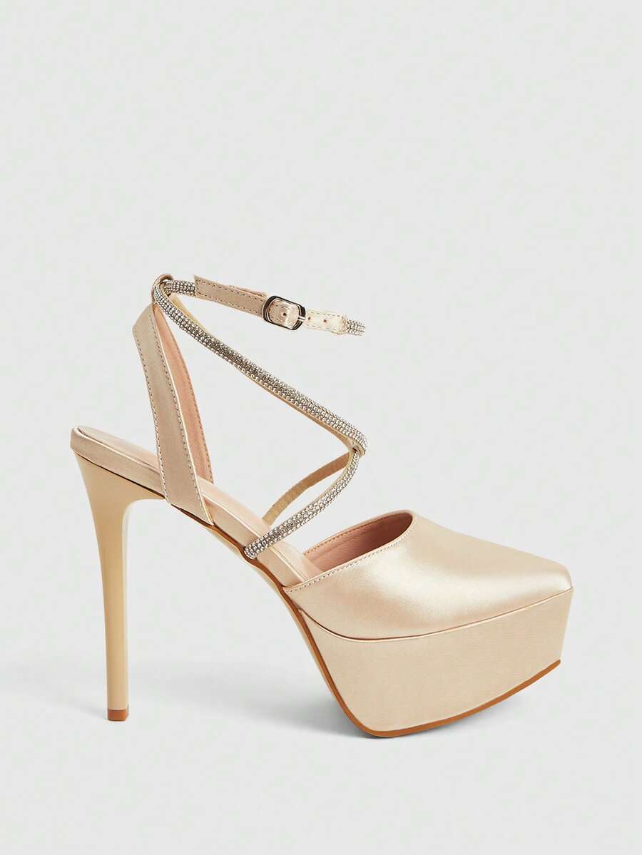 CUCCOO LuxiPop Women's Platform Water Platform High Heels - Gold - View 1