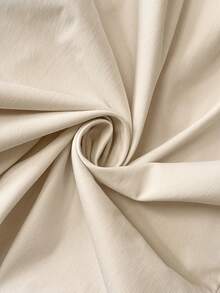 Auralis 新款不对称露肩褶皱收腰杏色大码迷你连衣裙，优雅通勤、下午茶、酒吧和夜店等场合皆宜。 - 杏色 - 查看 7