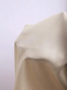 GlowEve 女士无袖衬衫，腰部褶皱设计，领口垂褶 - 香檳色 - 查看 6