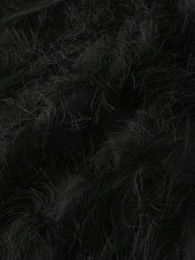 EASEVO Quần ống loe rộng thoải mái màu trơn có tua rua dành cho nam cỡ lớn - màu đen - Xem 9