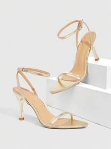 CUCCOO SZL 女士高跟凉鞋 - 金色 - 查看 3