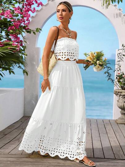 White Two Piece Outfits | Fashion White Two Piece Outfits | SHEIN USA