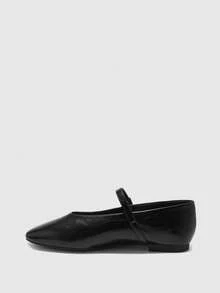 CUCCOO BIZCHIC Giày bệt casual thời trang, thoải mái và đa năng, thích hợp cho đi bộ, du lịch và kỳ nghỉ Giáng sinh. - Sơn đen - Xem 9