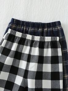 Loomiva 4er Set für Baby Jungen: Dekorierte Tasche, Rundhals Kurzarmoberteil und Hose mit Gummibund - Verschiedenfarbig - Übersicht 5