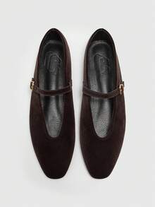 CUCCOO BIZCHIC Fashionable, Comfortable And Versatile Casual Flat Shoes, Suitable For Walking, Travel And Vacation For Christmas Spring Shoes - Chocolate Brown - View 2