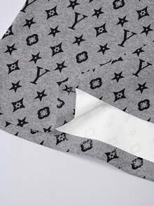 Resyla Áo thun nữ cổ tròn dáng rộng, in logo, phối màu tương phản, kiểu dáng thường ngày. - Nhiều màu - Xem 4