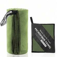 Khăn tắm du lịch và cắm trại bằng sợi microfiber siêu nhẹ, nhanh khô, thấm hút tốt, nhỏ gọn, lý tưởng cho hồ bơi, cắm trại, bãi biển, phụ kiện du lịch cỡ lớn dễ đóng gói, đồ dùng thiết yếu cho kỳ nghỉ. - Nhiều màu - Xem 21