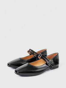 Sleekvia Women Flats - Black - View 2