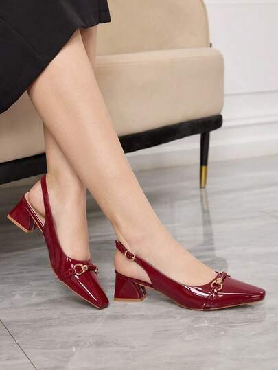 Sleekvia Women's Elegant Pointed Toe High Heels For Commuting Valentine's Day