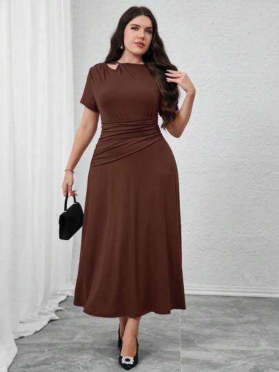 Brown Plus Size | Fashion Brown Plus Size | SHEIN USA