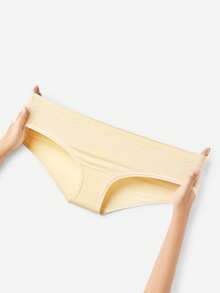 LUVLETTE 3-Pack Soft Cotton Basic Floral Print Lace Trim Mid-Waist Underwear Briefs - Multicolor - View 6