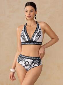 Swim Oasis Bộ sưu tập đồ bơi nữ mới năm 2026, phù hợp cho đi học, nghỉ lễ, hẹn hò, tiệc trà chiều, phong cách miền Tây, du thuyền, bãi biển, đảo, du lịch đường bộ, mọi mùa, lễ hội âm nhạc, kỳ nghỉ Boho, kỳ nghỉ Bohemian, mùa thu thư giãn, phong cách Boho miền Tây, áo bơi thanh lịch cho nữ, bộ 3 món in họa tiết retro Nam Mỹ, bộ đồ bơi cao cấp thanh lịch, trang phục nghỉ mát biển cho nữ mùa hè. - Nhiều màu - Xem 4