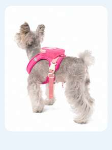 PETSIN 1pc Pet Dog Backpack With Towing Rope For Outdoor Walking, Portable Storage Chest Strap For Small And Medium-Sized Dog Backpacks, Breathable Chest Strap For Towing Dogs, Outdoor Portable Storage Rope - Multicolor - View 15