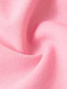 Vestido Elegante e Fofo Sem Mangas com Decoração Floral em Linha A, Rosa Pálido, Adequado para Atividades Escolares de /Verão, Festa de Aniversário, Reunião - Rosa chiclete - Visão 7