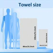 Khăn tắm du lịch và cắm trại bằng sợi microfiber siêu nhẹ, nhanh khô, thấm hút tốt, nhỏ gọn, lý tưởng cho hồ bơi, cắm trại, bãi biển, phụ kiện du lịch cỡ lớn dễ đóng gói, đồ dùng thiết yếu cho kỳ nghỉ. - Nhiều màu - Xem 3