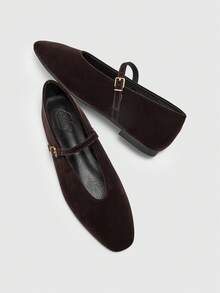 CUCCOO BIZCHIC Fashionable, Comfortable And Versatile Casual Flat Shoes, Suitable For Walking, Travel And Vacation For Christmas Spring Shoes - Chocolate Brown - View 10