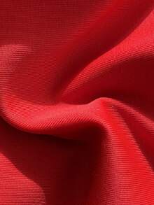 Swim SXY Conjunto de bikini con parte superior de atar con cuentas y cuello halter - Rojo - Ver 8