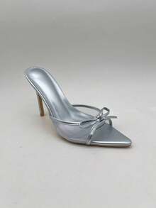 CUCCOO SZL Women's High Heeled Sandals, Suitable For Daily Wear Spring Shoes - Silver - View 15