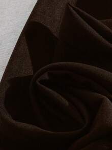 GlowEve Women's Elegant And Versatile Long Sleeve Black & White Patchwork Jumpsuit For Commuting - Brown - View 6