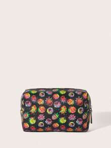 Rick and Morty | ROMWE Dark Punk Print Storage Bag, Travel Portable Cosmetic Bag - Multicolor - View 7