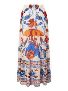 Swim Oasis Đầm maxi lưới kiểu Bohemian dành cho nữ, thích hợp cho bãi biển, khu nghỉ dưỡng, tiệc tùng vào mùa xuân/hè. - Nhiều màu - Xem 7