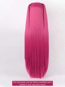 1PC Girl Group Role-Play Wig, Pre-Styled Ready-To-Wear Cosplay Hair For Performance And Costume Parties - Multicolor - View 4