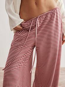 Bohemela 女士休闲条纹宽松直筒裤 - 彩色 - 查看 4