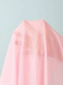少女三件套比基尼套装 - 碎花抹胸比基尼上衣、泳裤和荷叶边裙，夏季女童泳装 - 粉色 - 查看 6