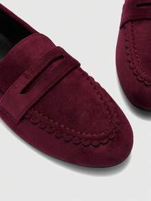 CUCCOO BIZCHIC 女士平底鞋 - 酒紅色 - 查看 9