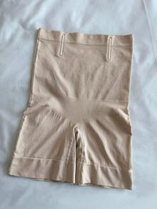 DAZY Leggings moldeadores de cintura alta de unicolor sin costuras, ropa interior moldeadora para mujer para primavera y verano - Albaricoque - Ver 9