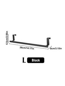 Madebyblanc 1PC Single Rod Towel Rack Cabinet Door Back Type Hanging Rack Non-Punched Towel Rod - Multicolor - View 19