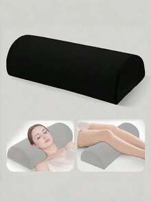 Leg & Knee Memory Foam Pillow, Semicircular Contoured Support For Back, Hip, Spine Alignment, Washable Pillowcase - Ideal Gift For Side Sleepers, Home & Travel Use. - Multicolor - View 12