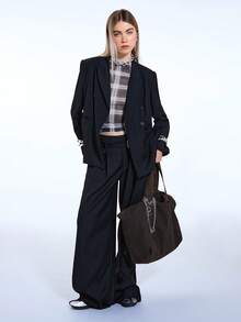 COUREZ Quarter Length Sleeve Check Mesh Top/Y2K Spring Clothes For Women Cute Sexy Tops Going Out Outfits Party Rave Tops Elegant Long Sleeve Tops Summer Outfits Summer Tops - Black and White - View 7