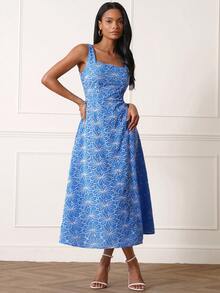 Lilora 女士优雅长款刺绣度假连衣裙 这款精致、时尚、百搭且优雅的连衣裙适合通勤、日常穿着、休闲外出、派对、约会、聚会、休闲活动、野餐、假期、夏季郊游和假日旅行。蓝色中长连衣裙 蓝色碎花连衣裙 蓝色夏季连衣裙 女士蓝色吊带裙 蓝色女士吊带裙 蓝色春季连衣裙 蓝色碎花连衣裙 女士夏季连衣裙 女士连衣裙 女士夏季服装 - 藍色 - 查看 8