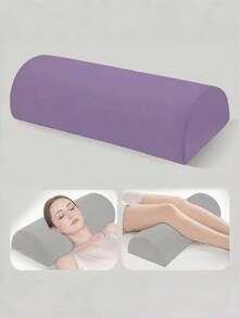 Leg & Knee Memory Foam Pillow, Semicircular Contoured Support For Back, Hip, Spine Alignment, Washable Pillowcase - Ideal Gift For Side Sleepers, Home & Travel Use. - Multicolor - View 10