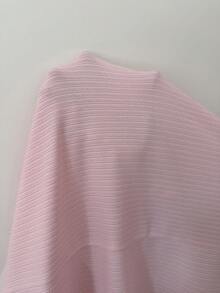 SHEIN Women's Romantic Contrast Lace Asymmetrical Hem Camisole Nightgown - Pink - View 9