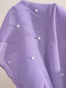 Comfylo 飘逸荷叶边下摆加大码女式短袖衬衫，优雅百搭，适合工作通勤、夏季、圣帕特里克节、复活节、春季、海滩、休闲场合等。女士休闲上衣和衬衫，高端女式上衣，最新款女式上衣，夏季女式上衣热销，休闲女式上衣，优雅新款衬衫，新款衬衫热销。 - 紫羅蘭色 - 查看 8