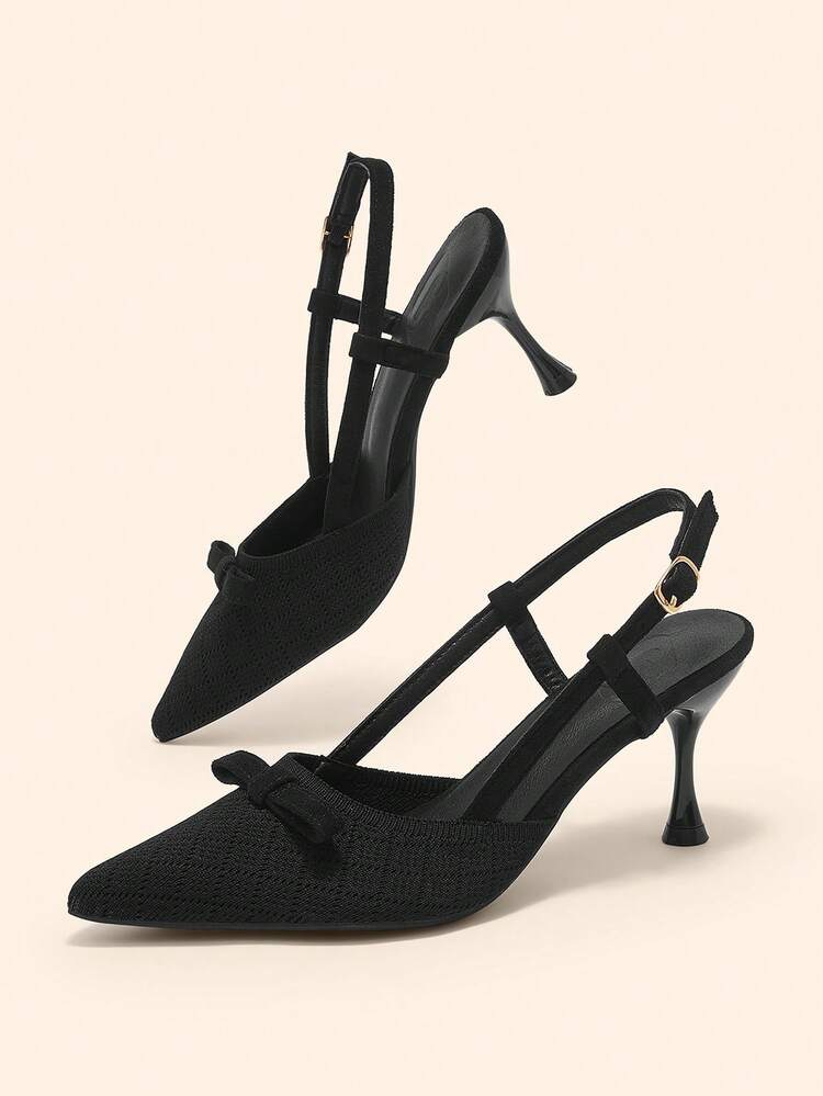 CUCCOO BASICS Women's Fashionable & Elegant Commuter Pumps With Bow Decor Spring Shoes