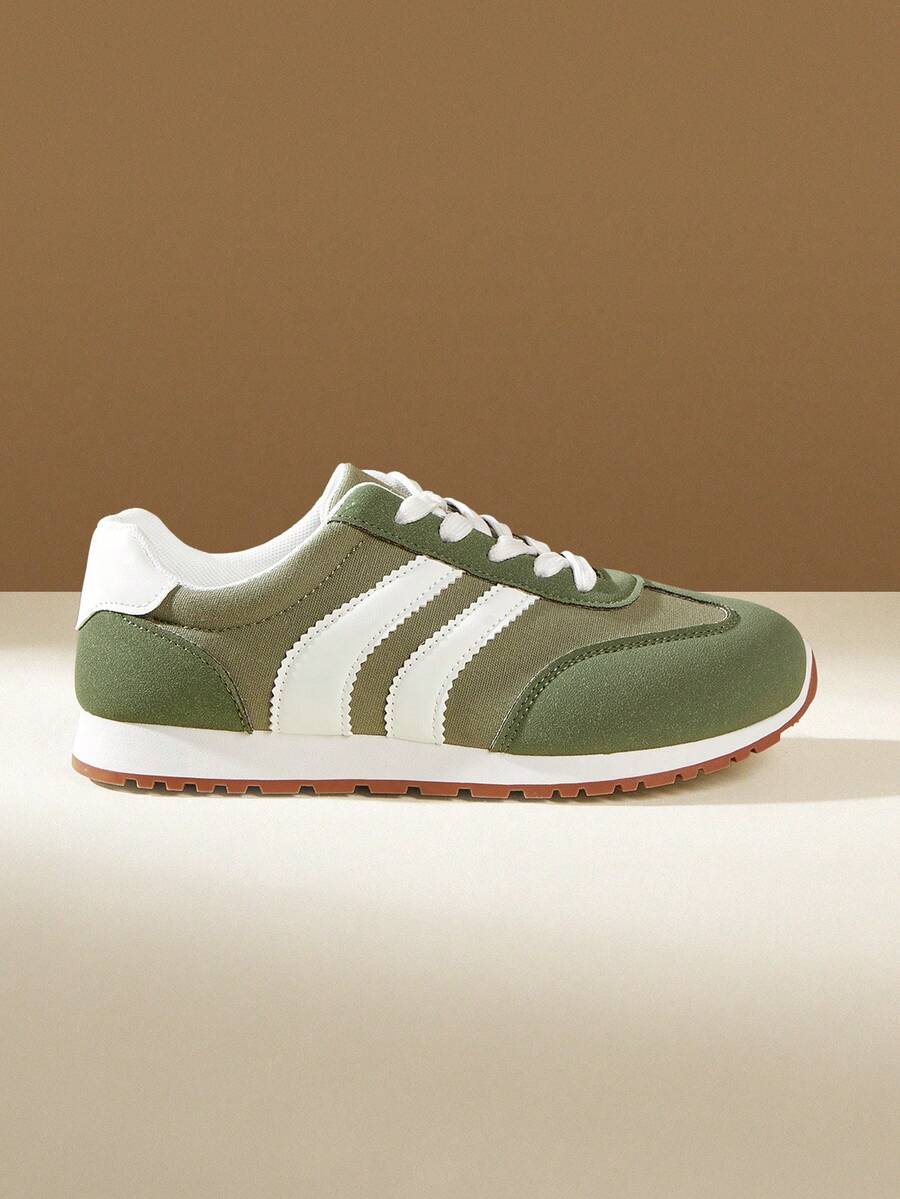 CUCCOO EASI Women's Casual Sneakers - Army Green - View 1