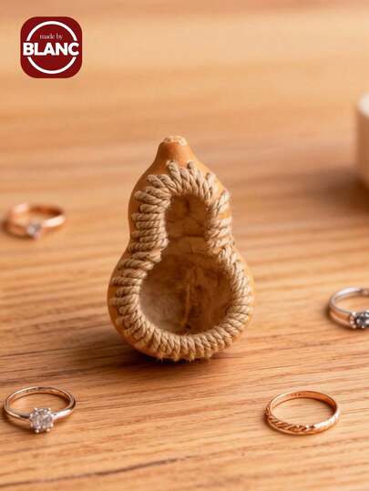 Madebyblanc 1pc Gourd-Shaped Decorative Jewelry Storage Box, Living Room Entrance TV Cabinet, Fulu Decorative Dust-Proof Storage Box, Dressing Table, Bedside Table Small Scene, Girls' Daily Jewelry Storage, Exquisite Decorative Jewelry Box, Small Jewelry Box, Desktop Decoration