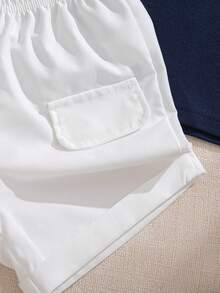 Souflis Souflis 男婴休闲日常外出绅士风Polo衫+短裤套装，春夏款 - 彩色 - 查看 8