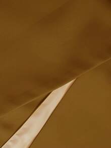 Aveloria Modichic 女士商务风纯色双排扣西装外套，适合通勤和秋季穿着 - 黃色 - 查看 7