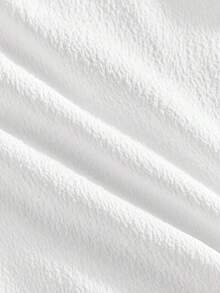 ESTAVOR 男士刺绣纹理短裤，春夏款 - 白色 - 查看 6