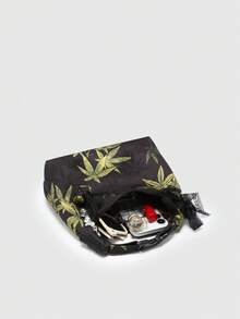 ROMWE Kawaii 女士包包 复古民族风 竹叶鸟夹 - 靛黑色 - 查看 5