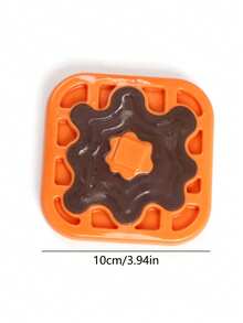 PETSIN 1PC Pizza Waffle Cake - Chewy And Tooth-Friendly. Doggy Chew Toy. Made Of Nylon. Won't Break Easily. Pet Toy. - Multicolor - View 8