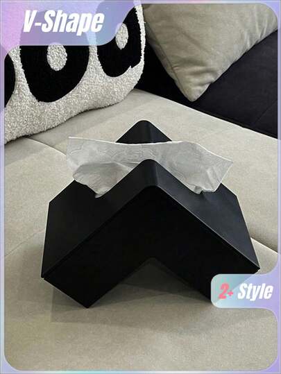 SHEIN 1pc Nordic Style Paper Towel Holder, Creative Tissue Box For Home Living Room Bedroom Coffee Table Decoration, Best Gifts