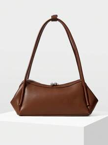 MOTF WOMEN'S SHOULDER BAG, EXQUISITE BROWN BAG, SIMPLE DAILY VERSATILITY - Brown coffee - View 1