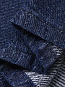 FRIFUL Women's Fashion Double Ruffle Hem Camisole & Denim Pants Set - Black - View 3