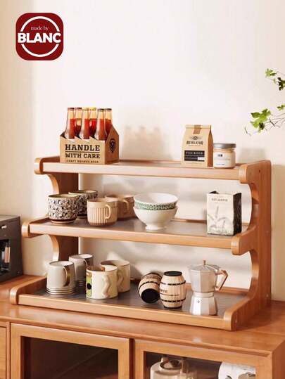 Madebyblanc 1个杯架收纳架，杯子收纳架，餐桌桌面茶杯、咖啡杯、水杯收纳架，玄关放置